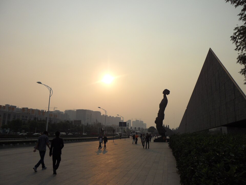 Memorial Hall of the Victims in Nanjing Massacre, opened in 1985. Each year on December 13 (China's National Memorial Day), a large state ceremony is held here.